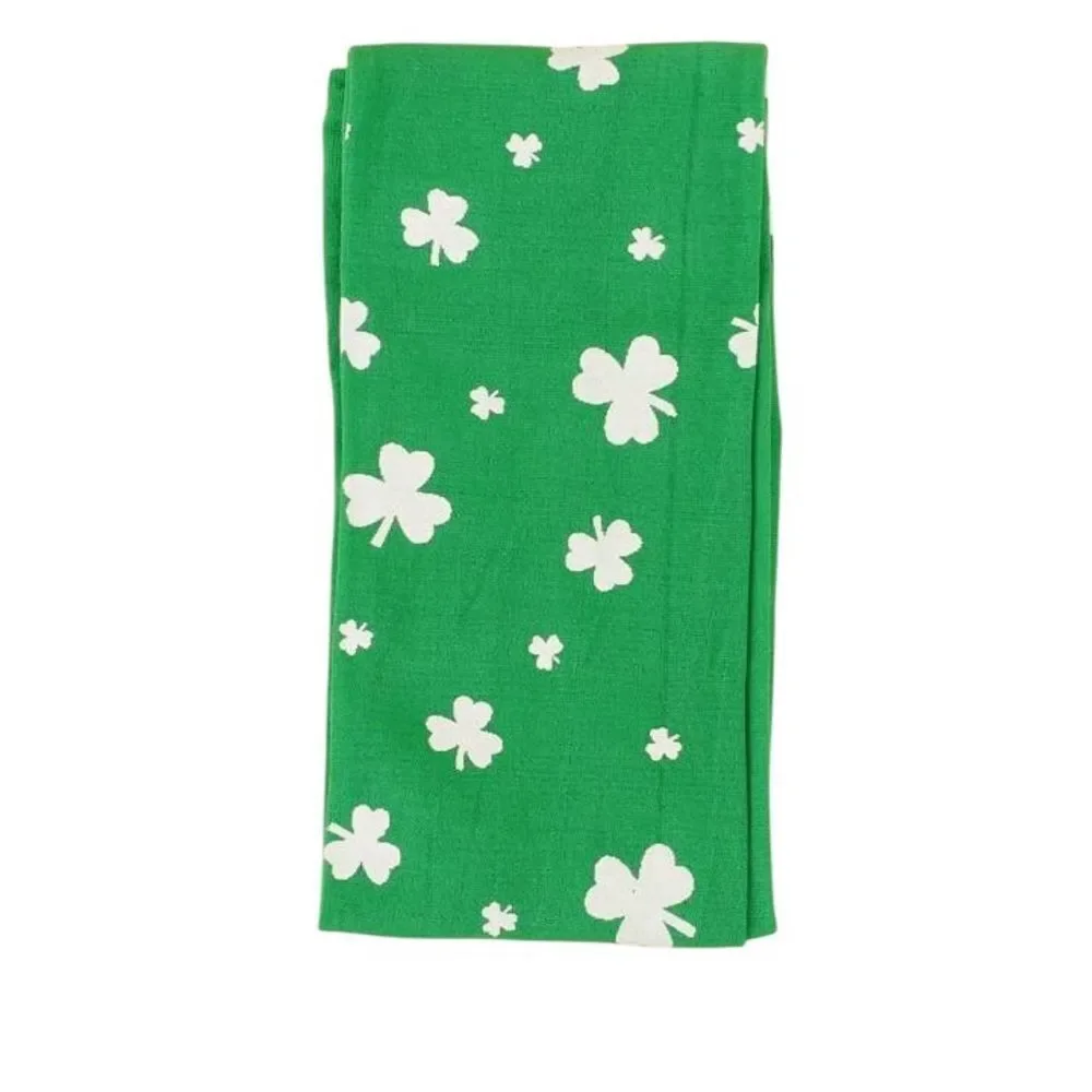 Four Leaf Clover Green Knee Socks
